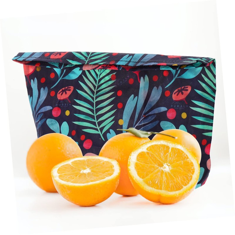 Gatuida 2 Pcs Beeswax Storage Bag Cotton Cloth Cheese Mini