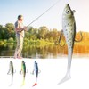 Coating T Tail Soft Artificial Simulation Lure Bait Sea Fishing
