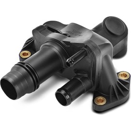 Flydida Thermostat Housing Water Outlet House Pipe Suitable for Range Rover Sport Discovery 3 4 Car Accessory Part # LR073372，1316061, 1331447, 1357091, JDE38234
