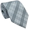 Retreez Plaid Check Styles Woven Microfiber Men's Tie Necktie -