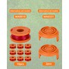 10 Pieces Grass Trimmer Thread for All 20 V Worx