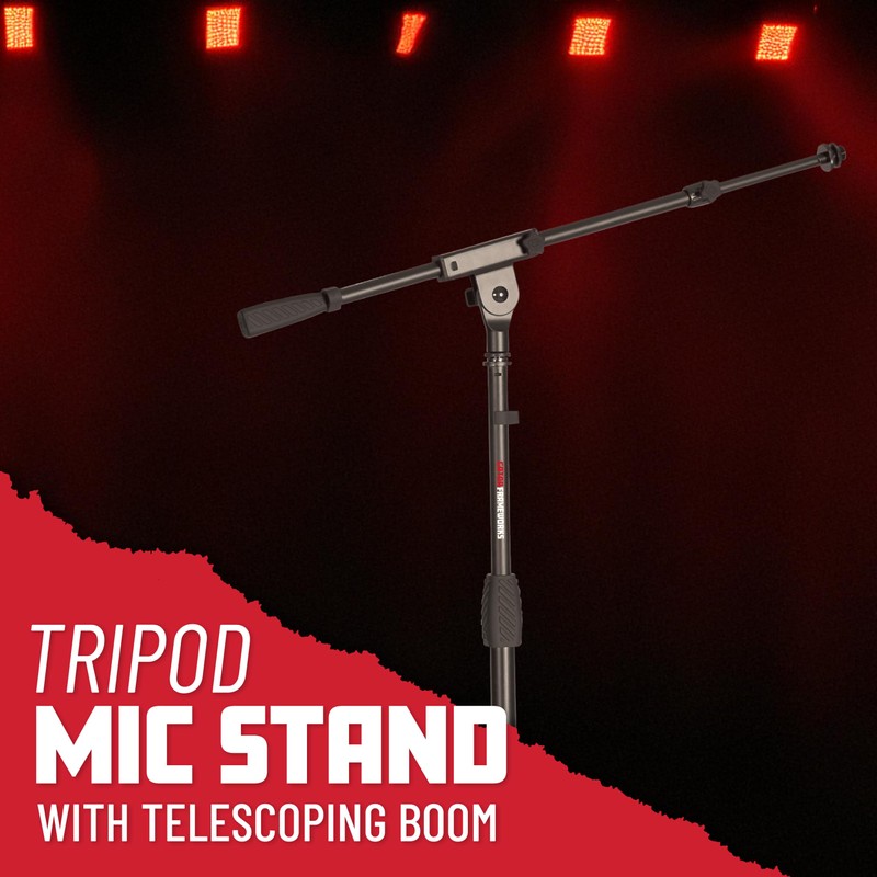 Gator Frameworks Tripod Mic Stand with Boom Arm & Soft