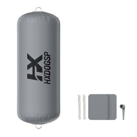 HXDOGSP Inflatable Boat Fender for Docking: 2.3FT Heavy Duty Boat Bumpers for Dock - 12x28″ Large Boat Fenders for Fishing Boats/Jet Skis/Yacht/Pontoon Boat (12"x28")