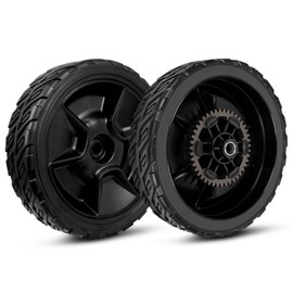 42710-VR8-N00ZA Lawn Mower Rear Drive Wheels, 8 Inch Replacement Back Wheels Kit Compatible with Hon-da HRN216 Walk Behind Lawn Mower, 2 Pack