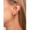 SINGULARU - Cleo M Gold Loose Hoop Earrings - Earring