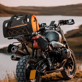 Aaiwa 50L Motorcycle Waterproof Tail Bag Travel Outdoor Dry Luggage Motocross Outdoor