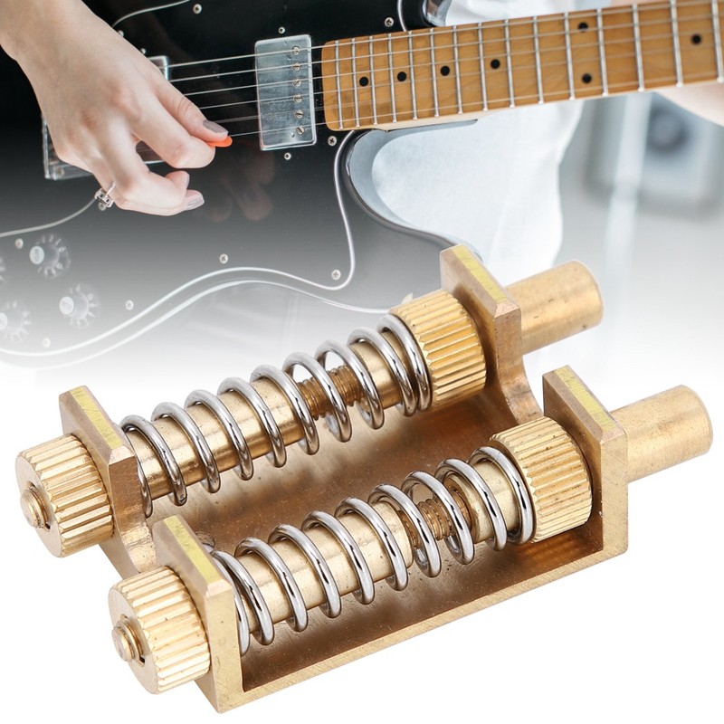 Tremolo Bridge System Spring Stabilizer Double Brass Rod Device for
