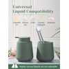 INGOFIN Ceramic Lotion Dispenser - 12oz Refillable Hand Soap Dispenser