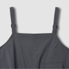 JAJU [JAJU] Women's Crisp Seersucker Bustier Dress_Charcoal