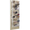 Whitmor Over The Door Shoe Rack, 36 Pair, White