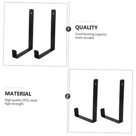 Levemolo 1 Pair Flowerpot Racks Wall Planter Hooks for Use for Balconies Living Rooms and Gardens Includes Anchors for Easy Installation