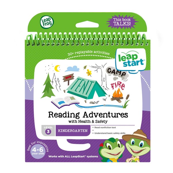 LeapFrog 21609 LeapStart Reception Reading Adventures and Health and Safety Activity Book for 4 years to 6 years