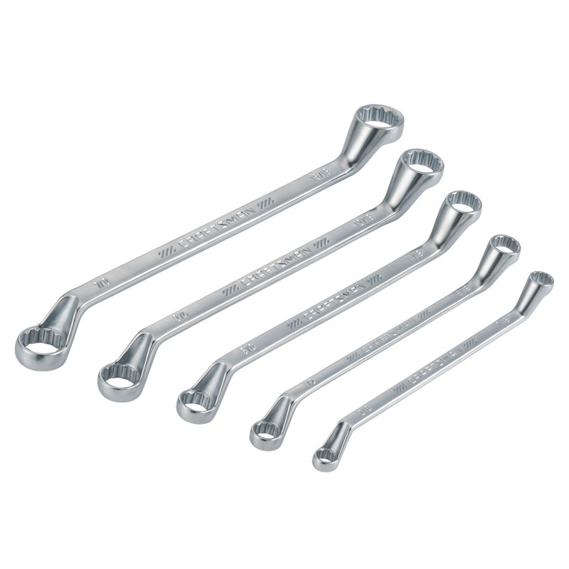 CRAFTSMAN Offset Box End Wrench Set, SAE, 5 Piece (CMMT44349)