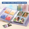 320 Pockets A5 Binder Inserts, JIQEZNL Premium 4 Pocket Card