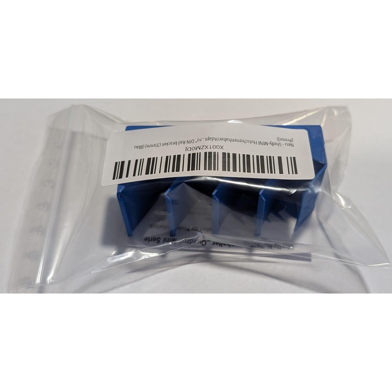 "Quadro" DIN Rail Mount Adaptor for Shelly-Mini DIN Rail Bracket