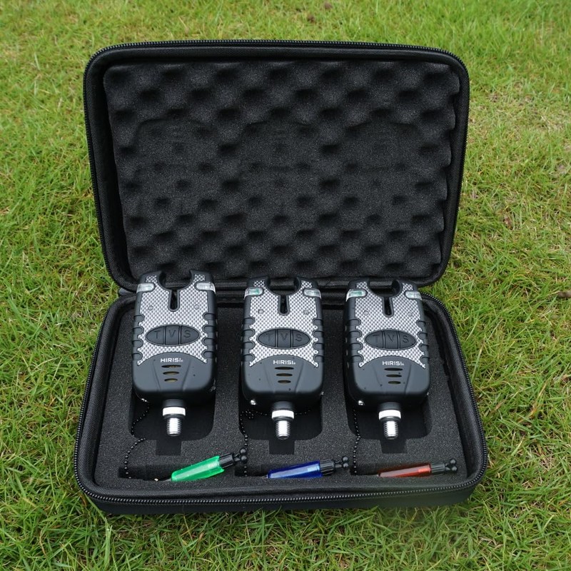 Hirisi Tackle Carp Fishing Bite Alarm and 3 Swingers in