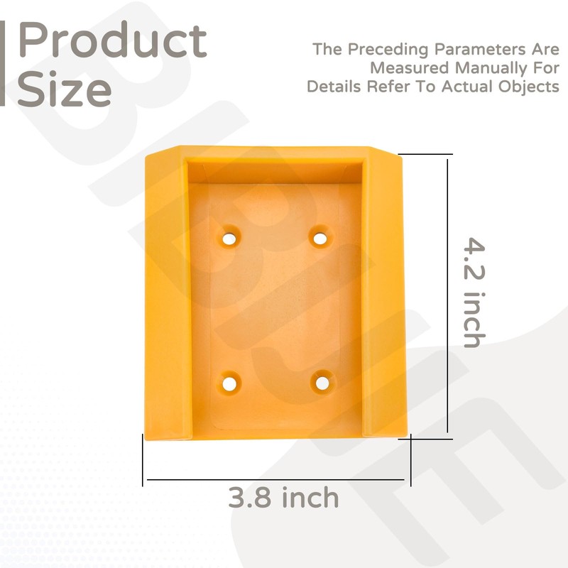 BIBIJIE Wall or Stud Hanger for Dewalt 60V Flexvolt Leaf