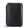 Anı Yüzük Genuine Leather Men's Zip Wallet, Black, black, Modern