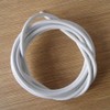 CfoPiryx White Curtain Wire Hanging Cord with Self-Adhesive Hook and