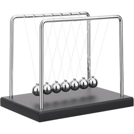 Newtons Cradle Balance Balls Science Physics Gadget Desktop Decoration Kinetic Motion Toy for Home and Office - Edition: 7 Beads