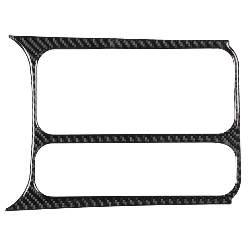 Carbon Fiber Water Cup Holder Panel Cover Front Coffee Bottle