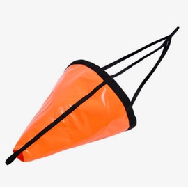 BIG LAKE GEAR Sea Anchor Floating Buoy Single without Rope 24" / 32" High Visibility Orange for Saltwater Fishing (32)