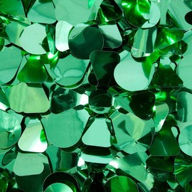 Anderson's Green Metallic Floral Sheeting, 3' x 3' feet, Parade Float Decorations For Trailer, Party Decorations, Wedding, Prom, Photo Backdrops and more