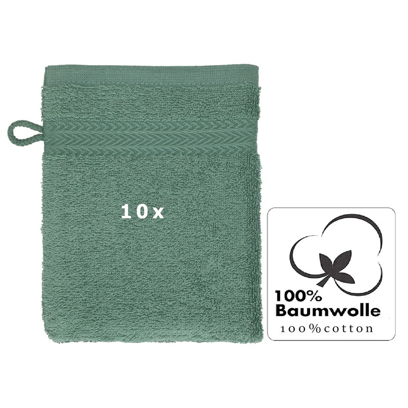 Betz Premium Wash Mitts 10 Pieces – Terry Cloth Face