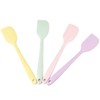 Mini Silicone Spatula Set, 4-Pack 8.3"×1.2"×0.4" Food-Grade Heat-Resistant Baking Scrapers
