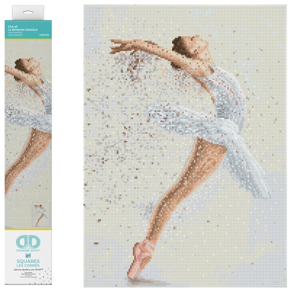 DIAMOND DOTZ Give All Ballet Diamond Painting Kits for Adults
