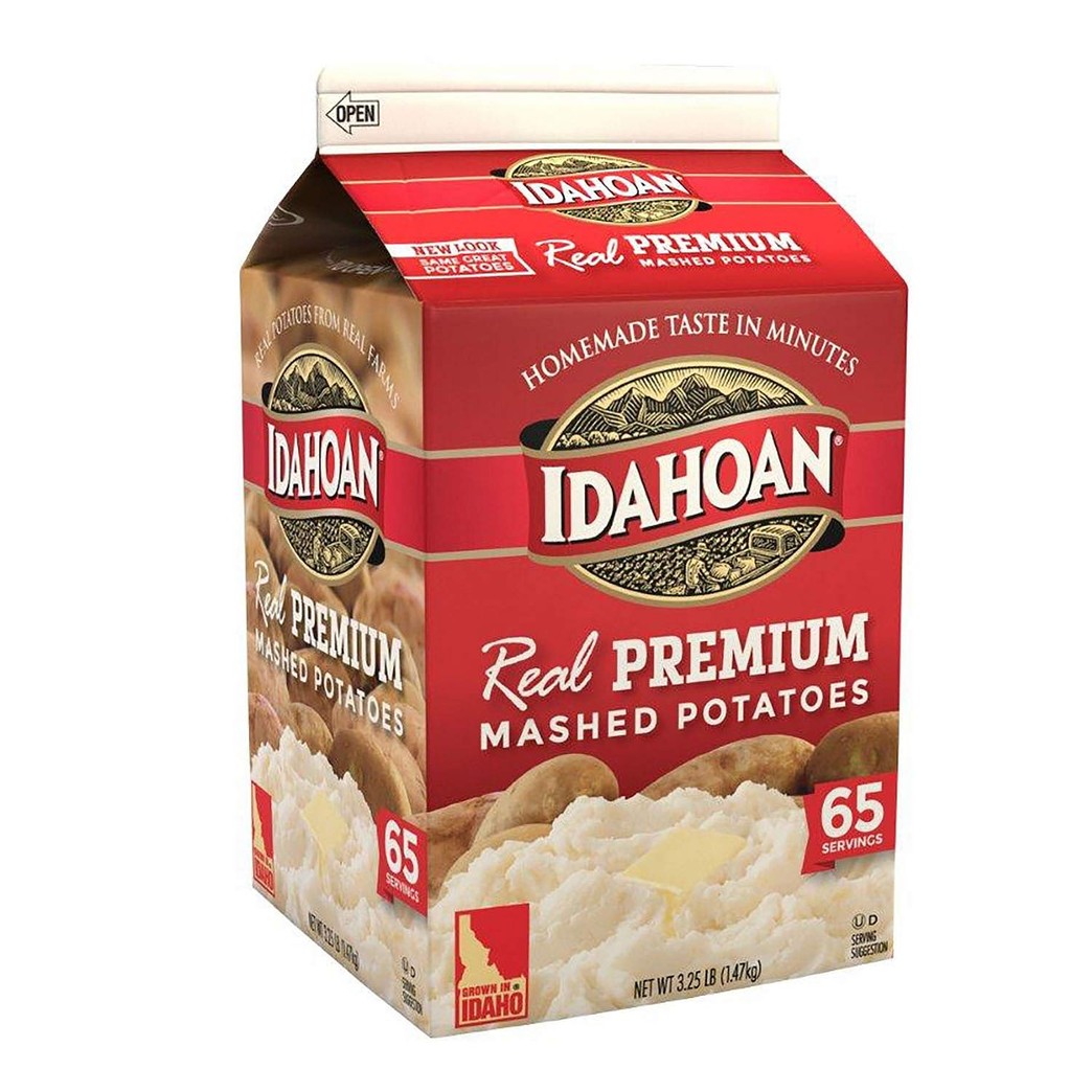 Idahoan REAL Premium Mashed Potatoes - 3.24lbs. - CASE PACK OF 4