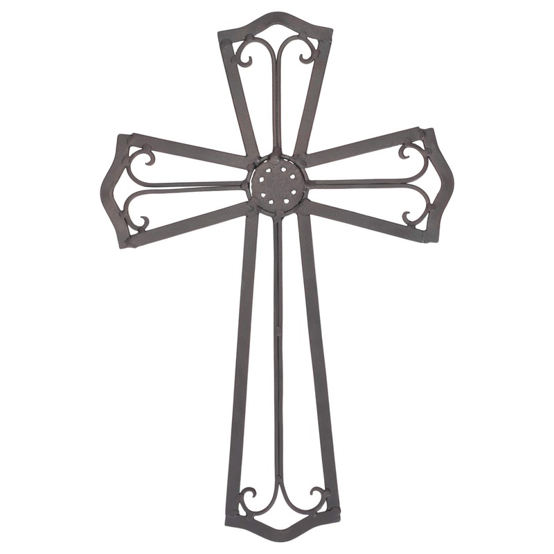 Dicksons Medallion Open Black 18 Inch Metal Decorative Hanging Wall