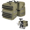 Bike Panniers Bag 50L for Bicycle Rear Rack, Waterproof Cover