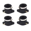 WFLNHB Carburetor Intake Boot Joint Carb Holder with Hose Clamps