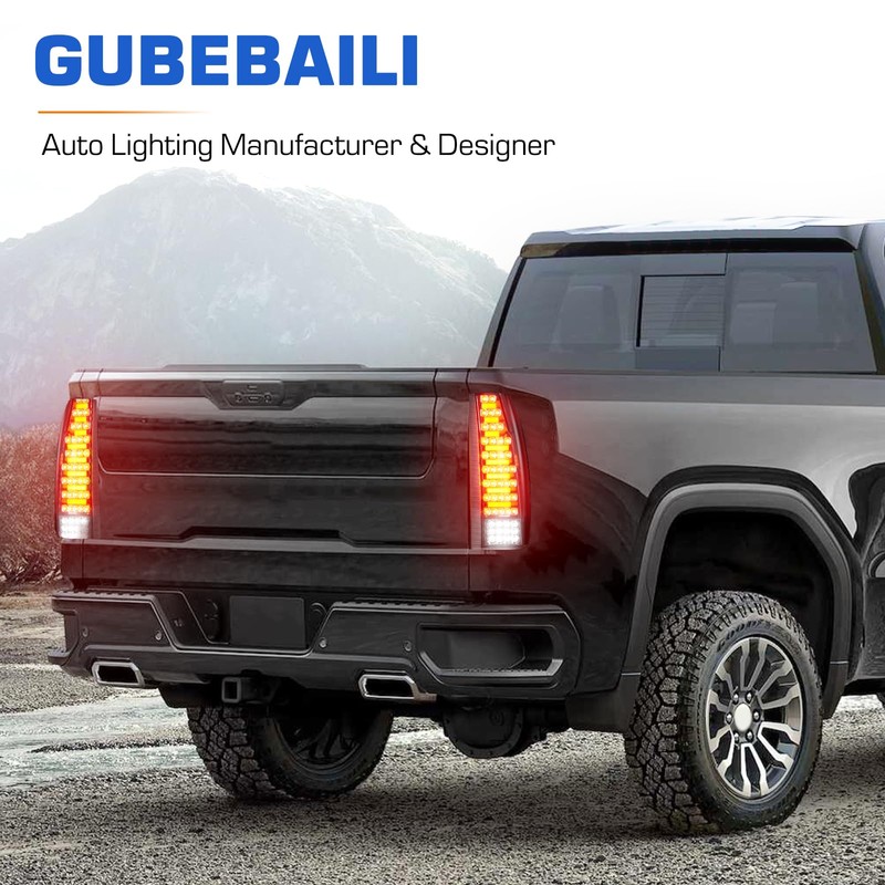 Gubebaili LED Tail Light Assembly Fit for Chevy & GMC
