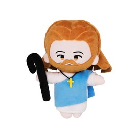 Mislaxy Jesus Cuddly Toy Jesus Plush Toy Red Plush Christ Plush Toy Jesus Plush Doll Savior Plush Toy 26 cm Gift for Christmas Easter