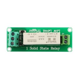 MusRock 1 Channel 5V Low Trigger Solid State Relay Module DC Controlled DC Single Phase Relay Electric Relay 5A 5V
