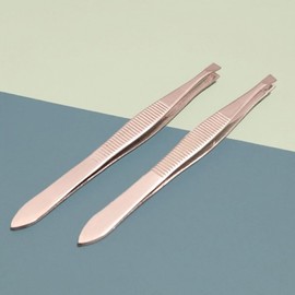 Stainless Steel Tweezers 2 Types 5ea