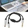 1 Split in 2 Sound Cable 1/4 Inch TRS Stereo