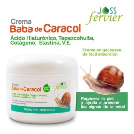 Crema Baba De Caracol Con Acido Hialuronico Joss Fervier Momento de aplicación Día/Noche Tipo de piel Sensible