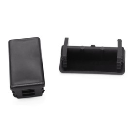 Xadnitu Plastic Strut Channel End Caps, Black PVC Metal Channel Protective Cover, Plug End Cap to Protect Unistrut Channel, Profile (27, 1-5/8" x 7/8")