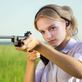 Banded Earplugs for Shooting 29dB NRR - Noise Cancelling Reusable Silicone Ear Plugs for Sleeping, Concerts, Work & Sports - Lightweight 3-Pack (Orange，Durable and Sturdy)