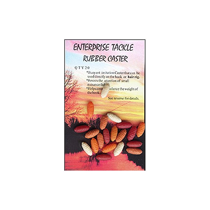 Enterprise Tackle Pop Up Rubber Casters - Carp Coarse Fishing