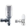 Pegler Bulldog GEN2 15mm Angled TRV Thermostatic Radiator Valve Lockshield