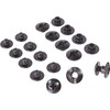 1/8" Black Chicago Screws & Binding Posts Fasteners for Leather