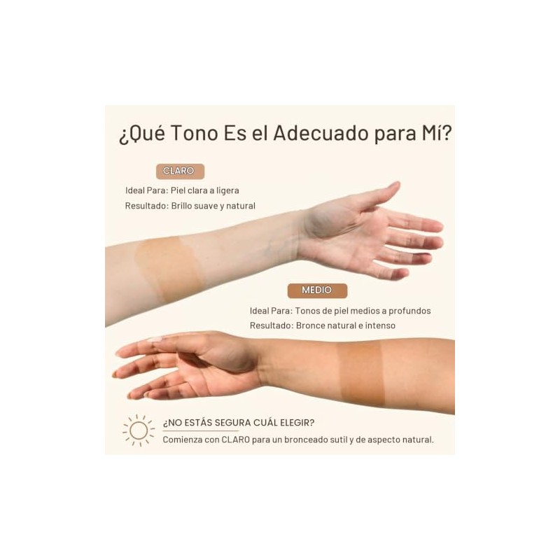 Self Tanner with Organic & Natural Ingredients, Tanning Lotion, Sunless