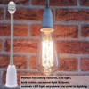 E26/E27 Light Socket Extender Adapter, 58CM/22.5 Inch Extension165℃ Heat-Resistant No