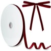 Velvet Ribbon 3/8 Inch (10mm) x 30 Yards Manjonzic Single