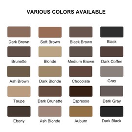 LAVONE Eyebrow Stamp Pencil Kit for Eyebrows, Makeup Brow Stamp Trio Kit with Waterproof Eyebrow Pencil, Eyeliner, Eyebrow Pomade, and Dual-ended Eyebrow Brush - Chocolate