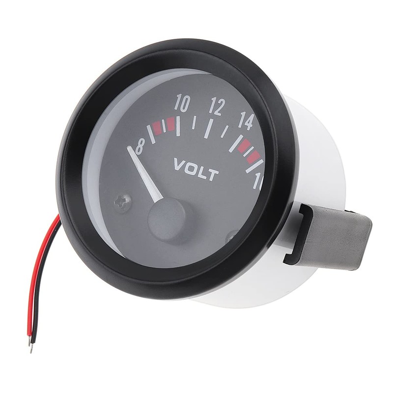 ePathChina 2" 52MM 12V 8~16V Universal LED Electrical Car Voltmeter